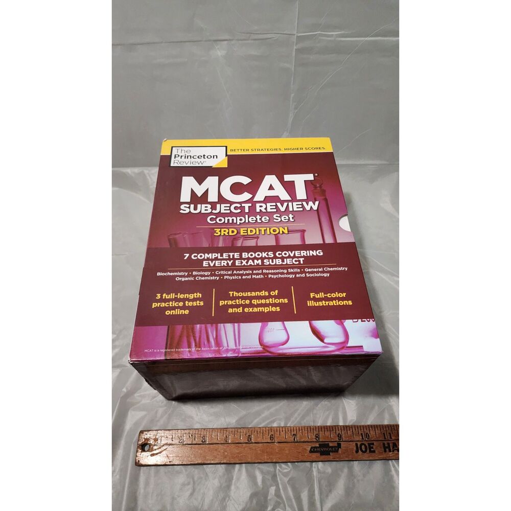 The Princeton Review MCAT Subject Review Complete 7 Book Box Set